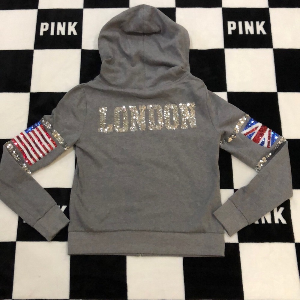 HTF PINK LONDON / USA FULL ZIP
